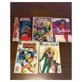 DC Comic Book Lot, Mix of Heroes, 5 Comic Books