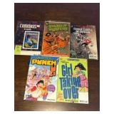 Comic Book Lot, Mix of Publishers, Heroes and Series, 5 Comic Book Lot