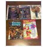 Comic Book Lot, Mix of Publishers, Heroes and Series, 5 Comic Book Lot