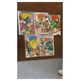 Legion of Super Heroes Comic Book Lot, DC Comics Issues 263,264,265,266,267