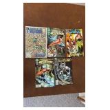 DC Comic Books Lot, 5 Different Comics