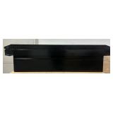 Weather Guard 72in. Saddle Truck Box, Gloss Black, Model# 127-5-04 #5864924 Msrp $1,204.00