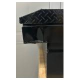 Weather Guard 72in. Saddle Truck Box, Gloss Black, Model# 127-5-04 #5864924 Msrp $1,204.00