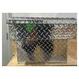 Northern Tool + Equipment Crossover Truck Toolbox with Removable Tray, 69in. x 20in. x 13in., Aluminum, Diamond Plate, Pull Handle Latches #41897 Msrp $409.99