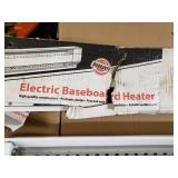 2 electric Baseboard heaters 6