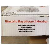 2 electric Baseboard heaters 6