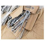 Metal bolts and eye bolts