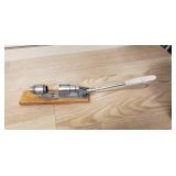 Hand held vintage drill and nut cracker