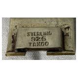 Vintage Taxco Mexican Sterling Silver 6 Panel Bracelet