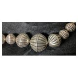 Hand Tooled Vintage Navajo Sterling Silver Necklace