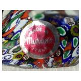 Vintage Murano Millefiori Winged and Crested Swan