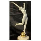 Hutschenreuther "Sun Child" Sonnenkind Porcelain Figure by Karl Tutter - Germany US Zone