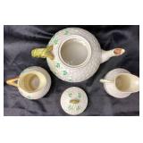 Belleek Pottery Ireland Collection Featuring Shamrock, Lotus Blossom and Cleary Pieces