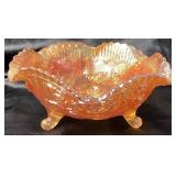 Vintage Marigold and Amber Glass Bundle