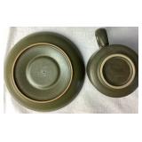 Denby Stoneware Camelot Dark Chevron Dinnerware Set