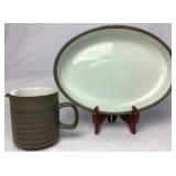 Denby Stoneware Camelot Dark Chevron Dinnerware Set