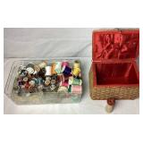 Large Classic Sewing Package with 3 Sewing Baskets and lots of notions