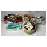 Large Classic Sewing Package with 3 Sewing Baskets and lots of notions