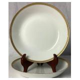 Limoges France Marshall Fields (M.F. & C.) Chicago Gold Encrusted Porcelain Dinnerware Set with Gold Trimmed Teacups and Saucers from O. & E. G. Royal Austria