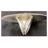 Oval Sterling Silver Accent Ring