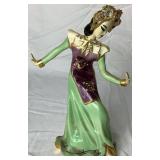 Vintage Balinese Temple Dancer Porcelain Figurine by Kathi Urbach