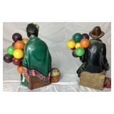 Royal Doulton Figurines - Lamping Time, Old Balloon Seller, The Balloon Man and My Pet