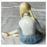 Royal Doulton Figurines - Lamping Time, Old Balloon Seller, The Balloon Man and My Pet