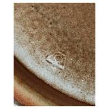 Blue Stoneware Pottery Set - 6 Cups, 6 Plates and 1 10" Plate