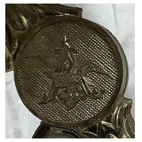 Set of 2 Vintage Budweiser Wall Sconces