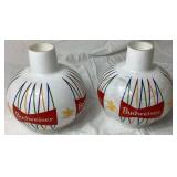 Set of 2 Vintage Budweiser Wall Sconces