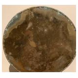 Large Hammered Brass Planter 14.25" H x 15" Diameter