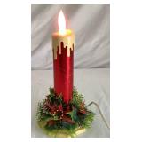 Vintage Christmas Lighting with Safe-T-Glo Candoliers, Christmas Electric Candle  and Raylite Lighted Musical Cathedral