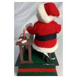 Holiday Musical and Figurine Bundle with 14" Plush Santa and Mrs. Claus and Howard Miller Carols of Christmas II Clock