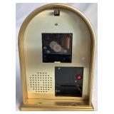 Holiday Musical and Figurine Bundle with 14" Plush Santa and Mrs. Claus and Howard Miller Carols of Christmas II Clock