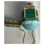 Holiday Musical and Figurine Bundle with 14" Plush Santa and Mrs. Claus and Howard Miller Carols of Christmas II Clock