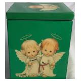 Holiday Musical and Figurine Bundle with 14" Plush Santa and Mrs. Claus and Howard Miller Carols of Christmas II Clock