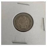 American Coins - Barber Dimes, Liberty Head Nickel and Encased Wheat Penny