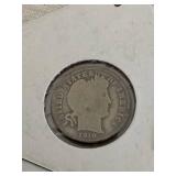 American Coins - Barber Dimes, Liberty Head Nickel and Encased Wheat Penny