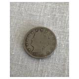 American Coins - Barber Dimes, Liberty Head Nickel and Encased Wheat Penny