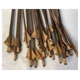 Vietnam Era Montagnard Tribe Archery  Hand Carved Crossbows and Arrows