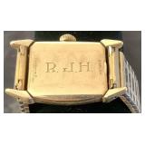 Vintage Hamilton Mens Wristwatch 10KT Gold Filled with JB Champion watch Band