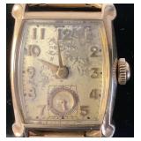 Vintage Hamilton Mens Wristwatch 10KT Gold Filled with JB Champion watch Band