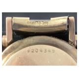 Vintage Dove Gray Bulova Mens Wristwatch 10KT Gold Filled