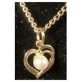 Faux Pearl Jewelry Bundle of Necklaces, Bracelet and Brooch