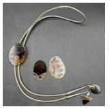 Mens Bolo Ties, Belt Buckle and Shirt Collar Tips