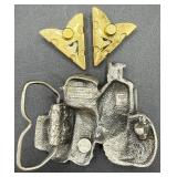 Mens Bolo Ties, Belt Buckle and Shirt Collar Tips