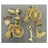 Mixed Variety of Brooches and Pins