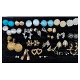 Vintage Earrings and Twist On Clip Earrings Assortment