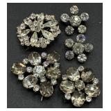 Vintage Glitz and Glam Necklaces, Earrings and Pins