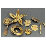 Vintage Glitz and Glam Necklaces, Earrings and Pins